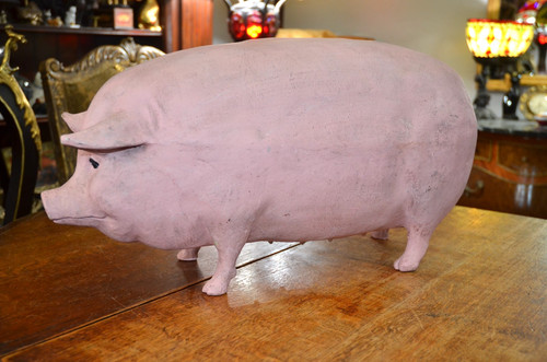 Vintage large fiberglass pink - vintage,